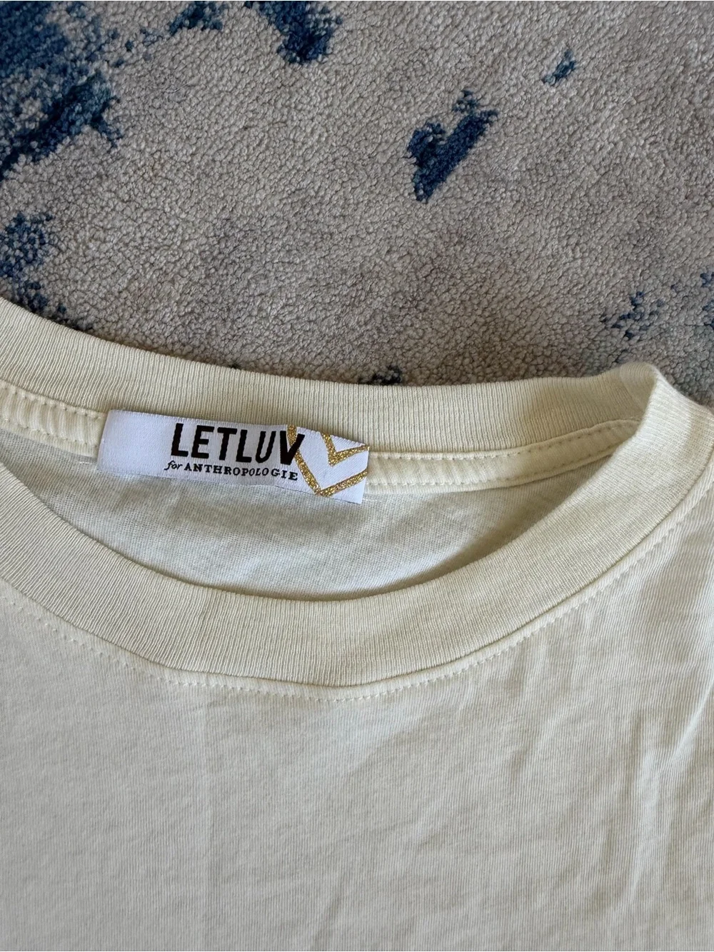 Anthropologie LetLuv Embroidered Venice Graphic Tee XXS - Picture 4 of 6